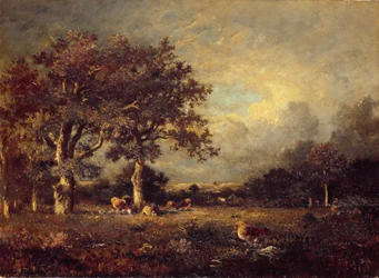 Landschaft mit Kühen, 1870er Jahre